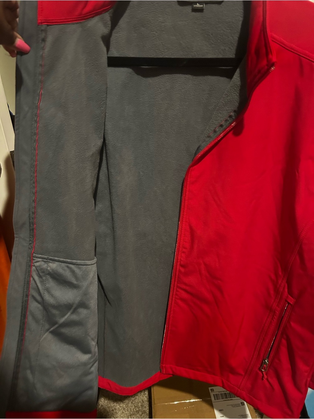 Port Authority Women's Red Utility Softshell Jacket - Picture 5 of 5